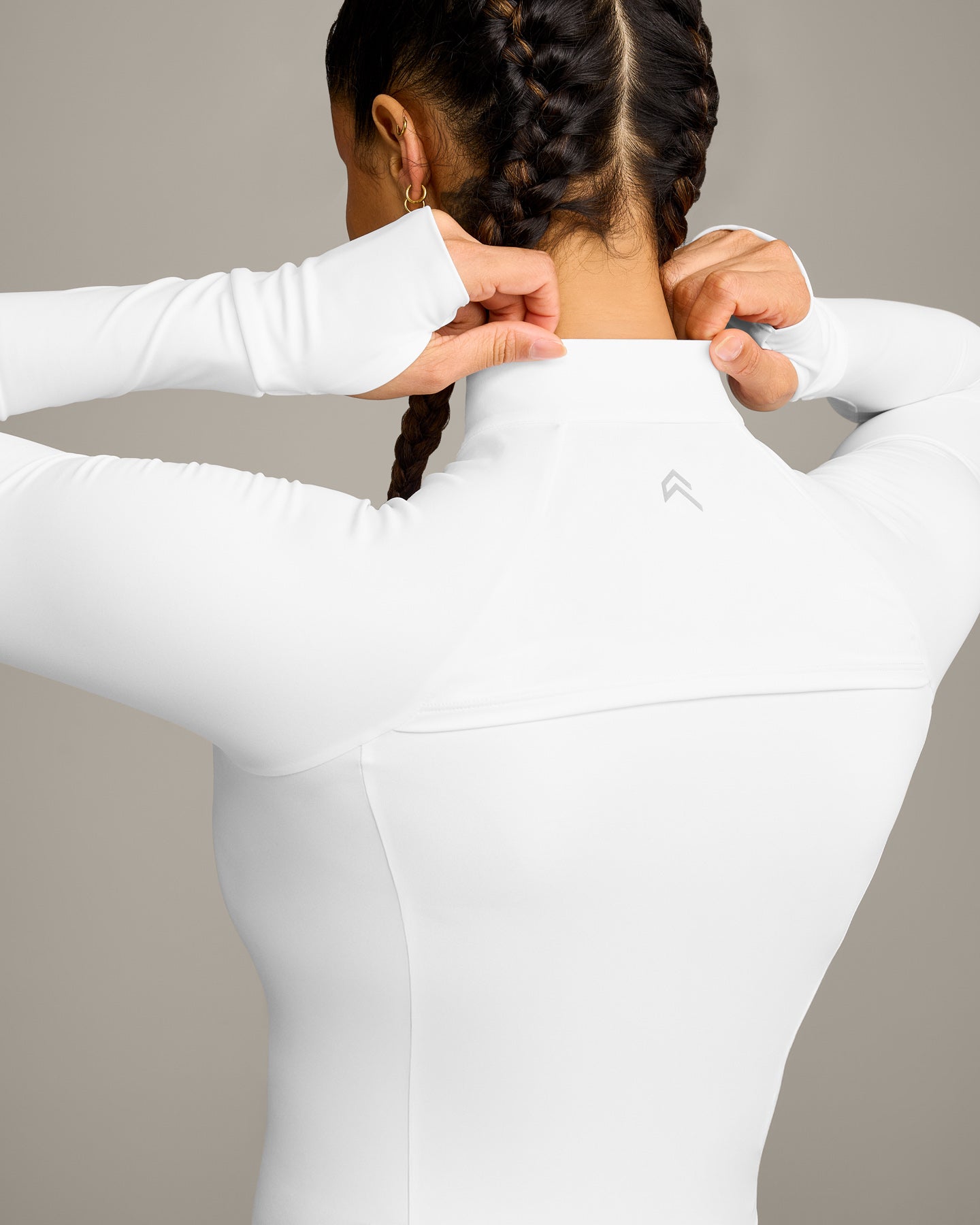 UnifiedMove Pocket Jacket with Reflective Logo | White