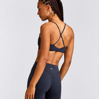 UnifiedMove™ Micro Bralette with Reflective Logo | True Blue