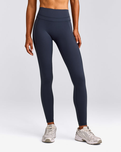 UnifiedMove™ High Waisted Pocket Leggings with Reflective Logo | True Blue