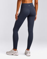 UnifiedMove™ High Waisted Pocket Leggings with Reflective Logo | True Blue