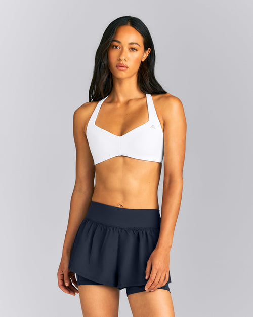 UnifiedMove™ T Back Minimal Bralette | White