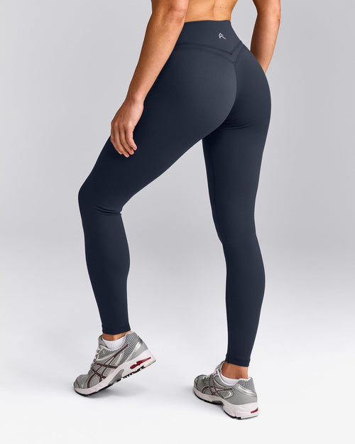 UnifiedMove™ Wrap Leggings with Reflective Logo | True Blue