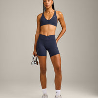 UnifiedMove Wrap Shorts 6" with Reflective Logo | True Blue