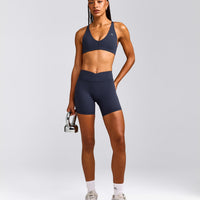 UnifiedMove™ Wrap Shorts 6" with Reflective Logo | True Blue