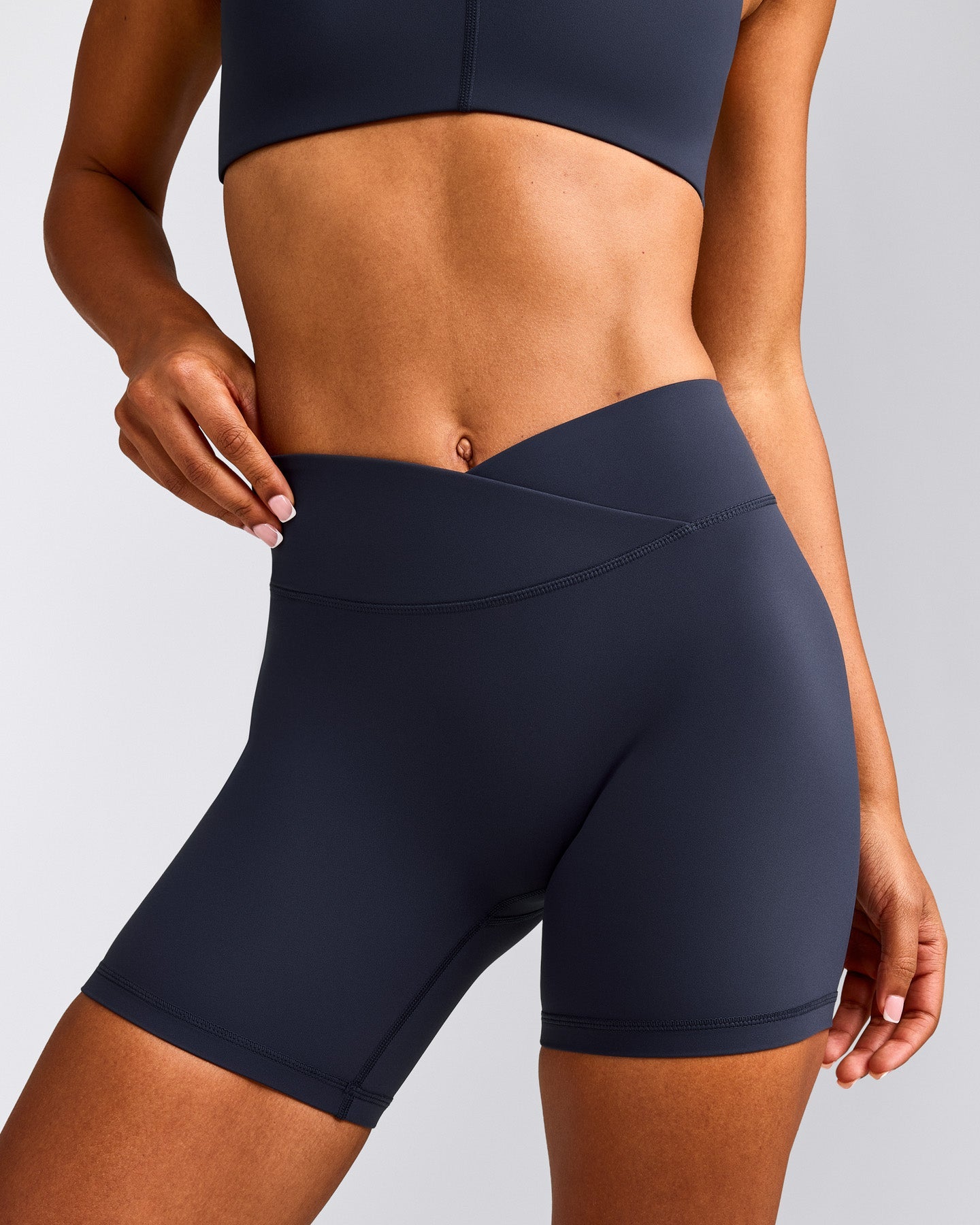 UnifiedMove™ Wrap Shorts 6" with Reflective Logo | True Blue