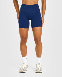 Unified High Waisted Pocket Shorts 6" | Midnight