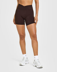 UnifiedMove™ Wrap Shorts 6" | 70% Cocoa