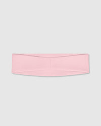 SoftMotion™ Headband with White Logo | Cherry Blossom Pink