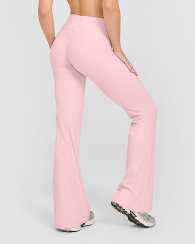 SoftMotion™ Flared Bottoms with White Logo | Cherry Blossom Pink