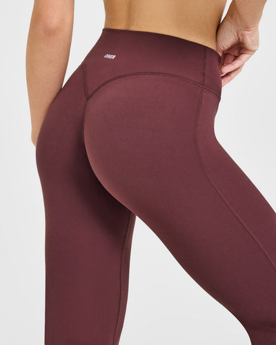 SoftMotion™ Flared Bottoms with White Logo | Velvet Mocha