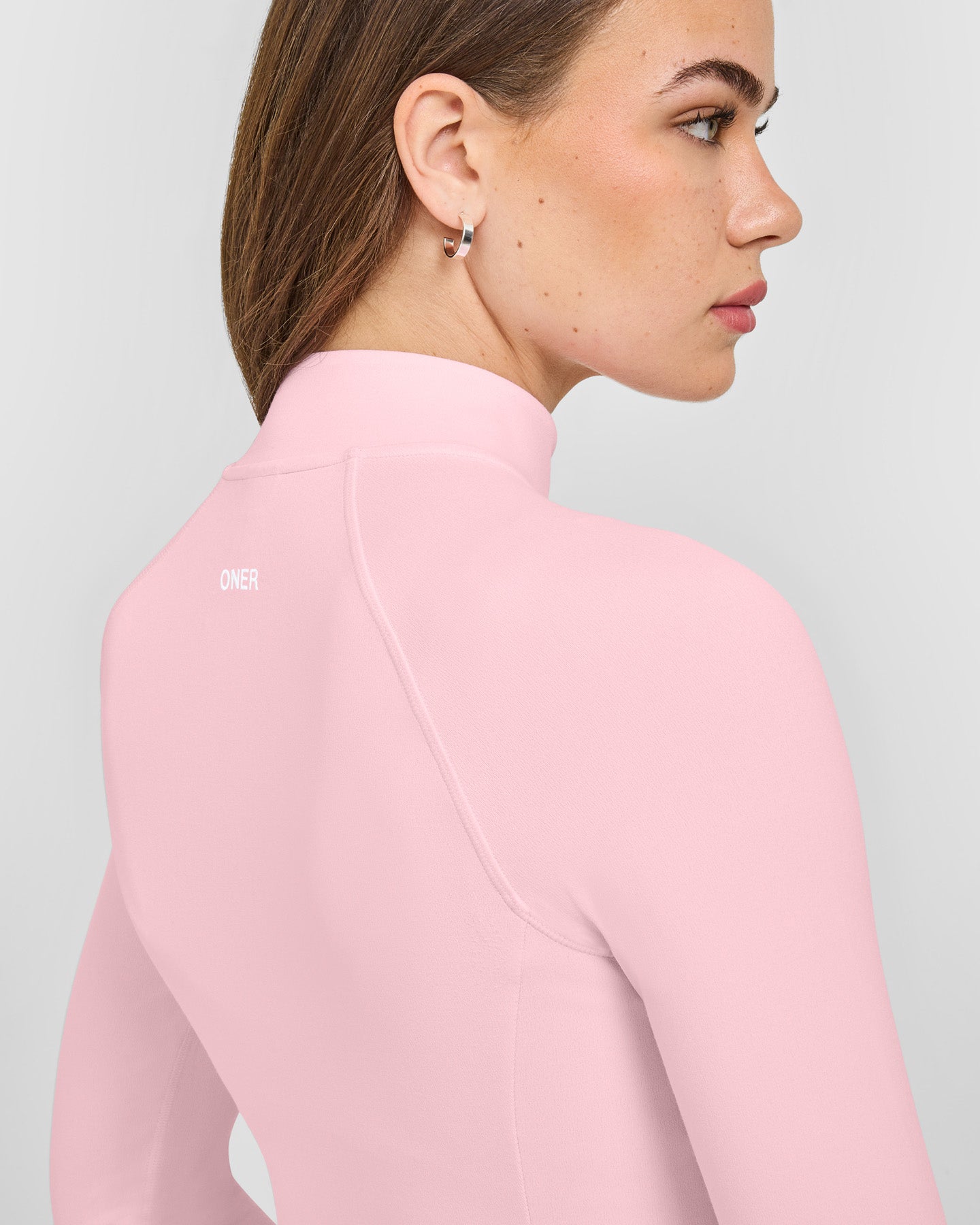 SoftMotion™ Jacket with White Logo | Cherry Blossom Pink