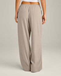 AirMove™ Wide Leg Trousers | Warm Sand