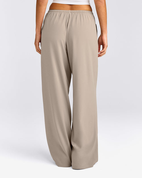 AirMove™ Wide Leg Trousers | Warm Sand