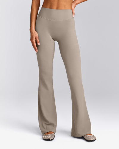 SoftMotion™ Flared Bottoms with White Logo | Warm Sand