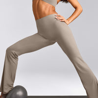 SoftMotion™ Flared Bottoms with White Logo | Warm Sand