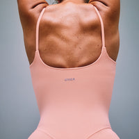 SoftMotion™ Strappy All in One with Grey Logo | Peach Orange