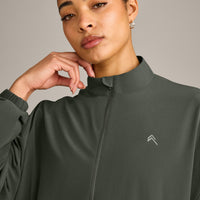 AirMove™ Jacket with Reflective Logo | Dark Khaki