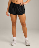 AirMove™ Lined Shorts 2" with Reflective Logo | Black