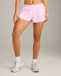AirMove™ Lined Shorts 2" with Reflective Logo | Chalk Pink