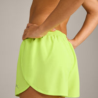 AirMove™ Lined Shorts 2" with Reflective Logo | Citrus Green