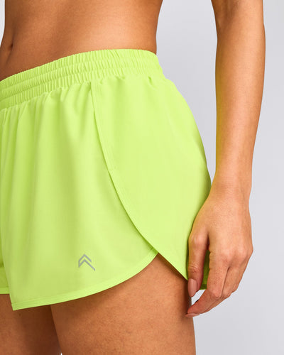 AirMove™ Lined Shorts 2" with Reflective Logo | Citrus Green