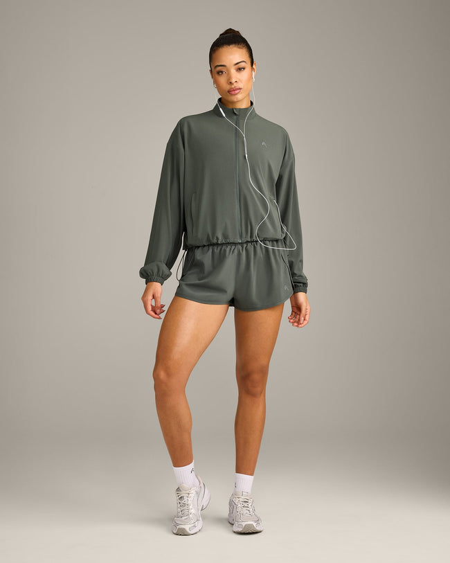 AirMove™ Lined Shorts 3" with Reflective Logo | Dark Khaki