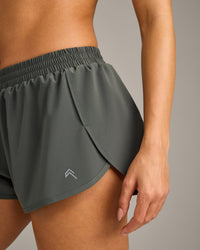 AirMove™ Lined Shorts 2" with Reflective Logo | Dark Khaki