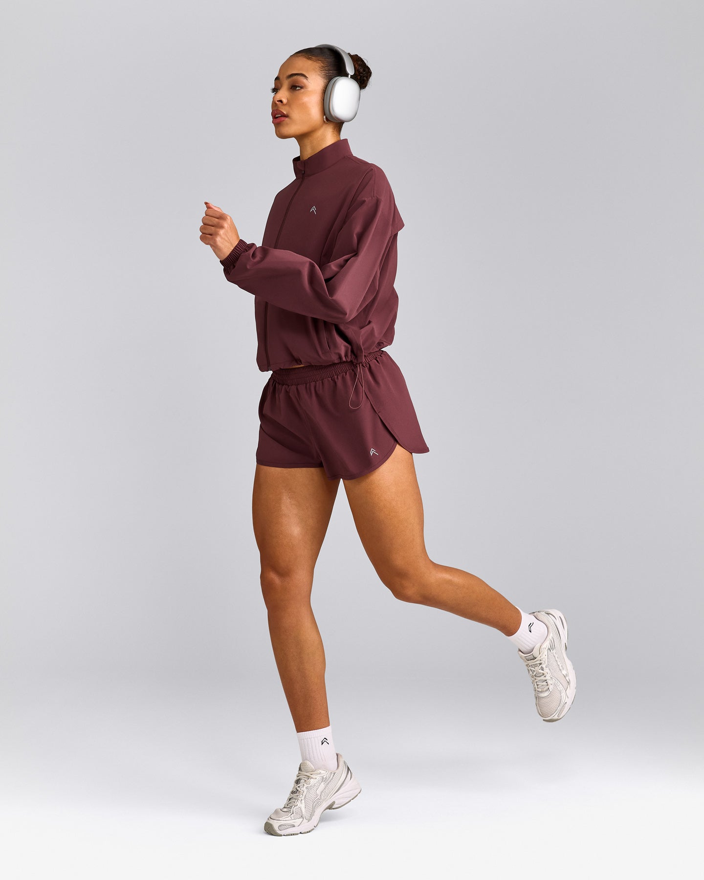 AirMove™ Lined Shorts 2" with Reflective Logo | Velvet Mocha