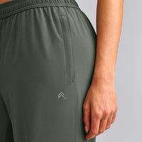 AirMove™ Straight Leg Pants with Reflective Logo | Dark Khaki