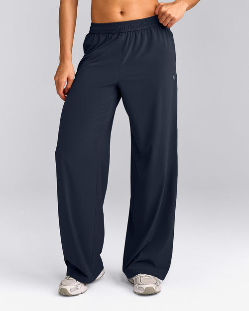 AirMove™ Straight Leg Pants with Reflective Logo | True Blue