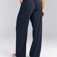 AirMove™ Straight Leg Pants with Reflective Logo | True Blue