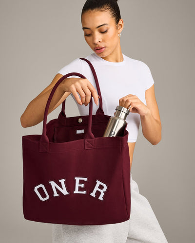 Oner Girlfriend Canvas Tote | Rosewood