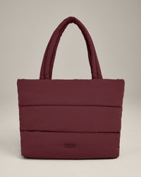 Quilted Tote Bag | Velvet Mocha