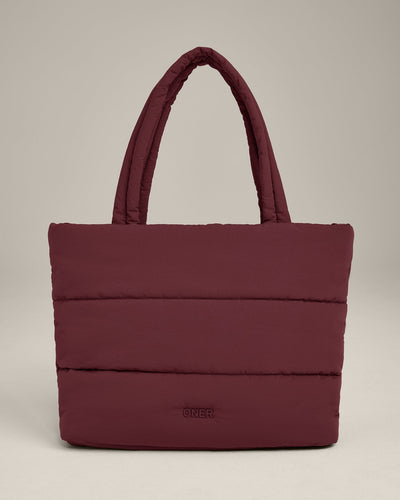 Quilted Tote Bag | Velvet Mocha