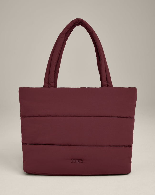 Quilted Tote Bag | Velvet Mocha