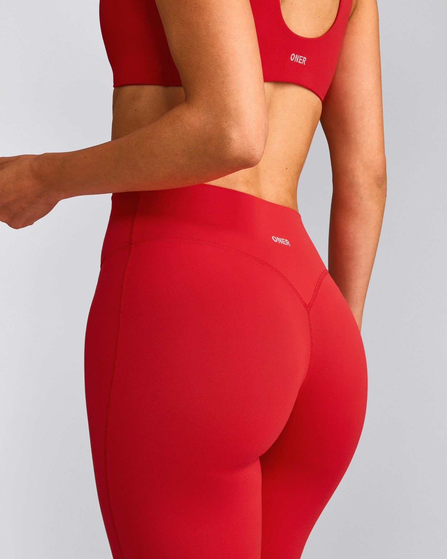SoftMotion™ Flared Bottoms with Grey Logo | Fiery Red