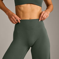 SoftMotion™ Straight Leg Bottoms with Grey Logo | Dark Khaki