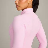SoftMotion™ Mid Jacket with Grey Logo | Chalk Pink