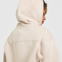 Foundations Oversized Hoodie | Sand