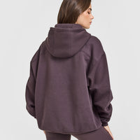 Foundations Oversized Hoodie | Umber Brown