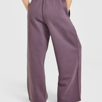 Foundations Oversized Straight Leg Joggers | Vintage Purple