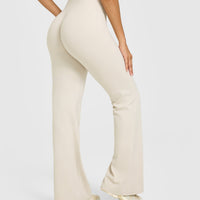 SoftMotion™ Flared Bottoms with White Logo | Sand