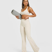 SoftMotion™ Flared Bottoms with White Logo | Sand