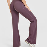 SoftMotion™ Flared Bottoms with White Logo | Vintage Purple