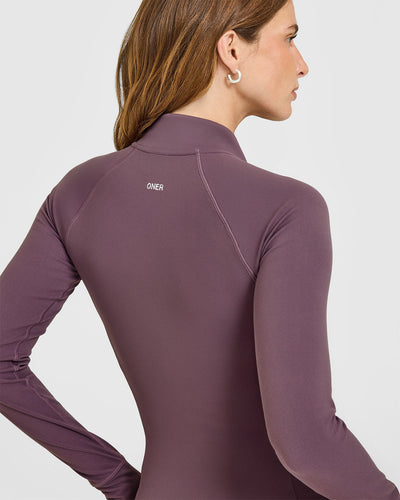 SoftMotion™ Jacket with White Logo | Vintage Purple