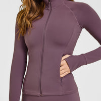 SoftMotion™ Jacket with White Logo | Vintage Purple