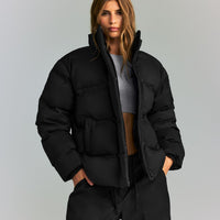 Oversized Puffer Jacket | Black