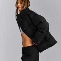 Oversized Puffer Jacket | Black