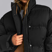 Oversized Puffer Jacket | Black