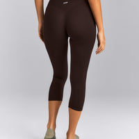 SoftMotion™ 3/4 Length Leggings | 70% Cocoa